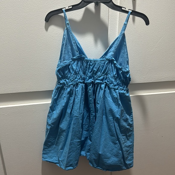 Blue Ruffle Sundress - Picture 3 of 4